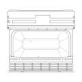 Flap - 3532447137 Top Cover Steel [Electrolux Aeg]
